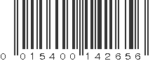 UPC 015400142656