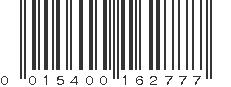 UPC 015400162777