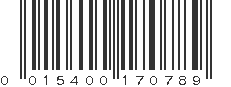 UPC 015400170789