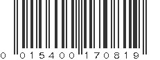 UPC 015400170819