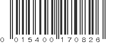 UPC 015400170826