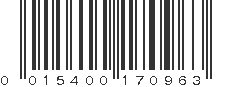 UPC 015400170963