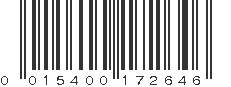 UPC 015400172646