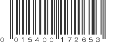 UPC 015400172653