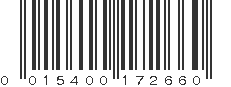 UPC 015400172660