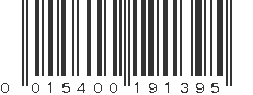 UPC 015400191395