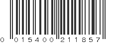 UPC 015400211857