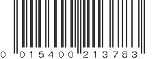 UPC 015400213783