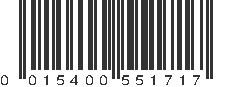 UPC 015400551717