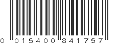 UPC 015400841757