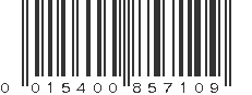 UPC 015400857109