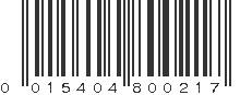 UPC 015404800217