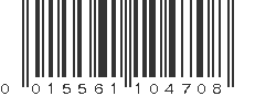 UPC 015561104708