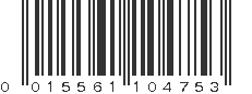 UPC 015561104753