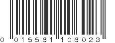 UPC 015561106023