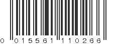 UPC 015561110266