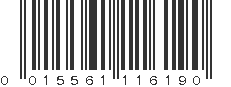 UPC 015561116190