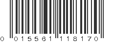 UPC 015561118170