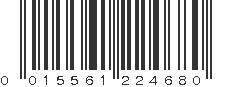 UPC 015561224680