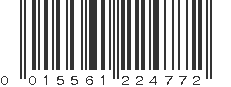 UPC 015561224772