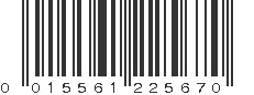 UPC 015561225670