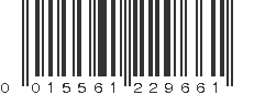 UPC 015561229661