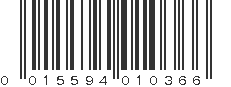 UPC 015594010366