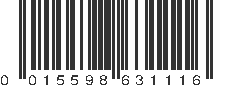 UPC 015598631116