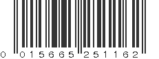 UPC 015665251162