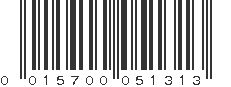 UPC 015700051313