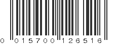 UPC 015700126516