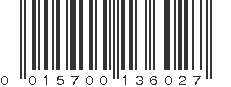 UPC 015700136027