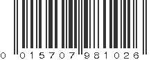 UPC 015707981026