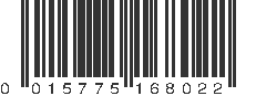 UPC 015775168022