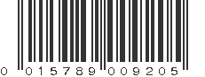 UPC 015789009205