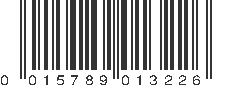 UPC 015789013226