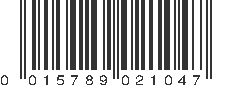 UPC 015789021047