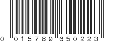 UPC 015789650223