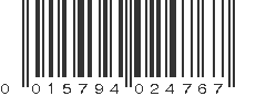 UPC 015794024767