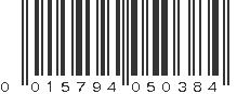 UPC 015794050384