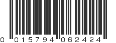 UPC 015794062424