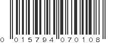 UPC 015794070108