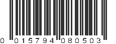 UPC 015794080503