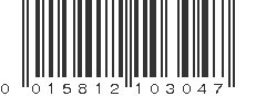 UPC 015812103047