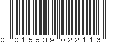 UPC 015839022116