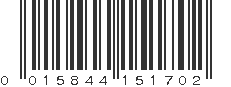 UPC 015844151702