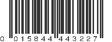 UPC 015844443227