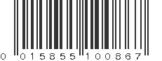 UPC 015855100867