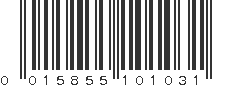 UPC 015855101031