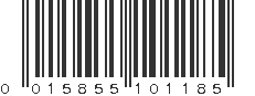 UPC 015855101185